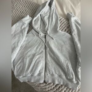 Elwood cropped zip hoodie